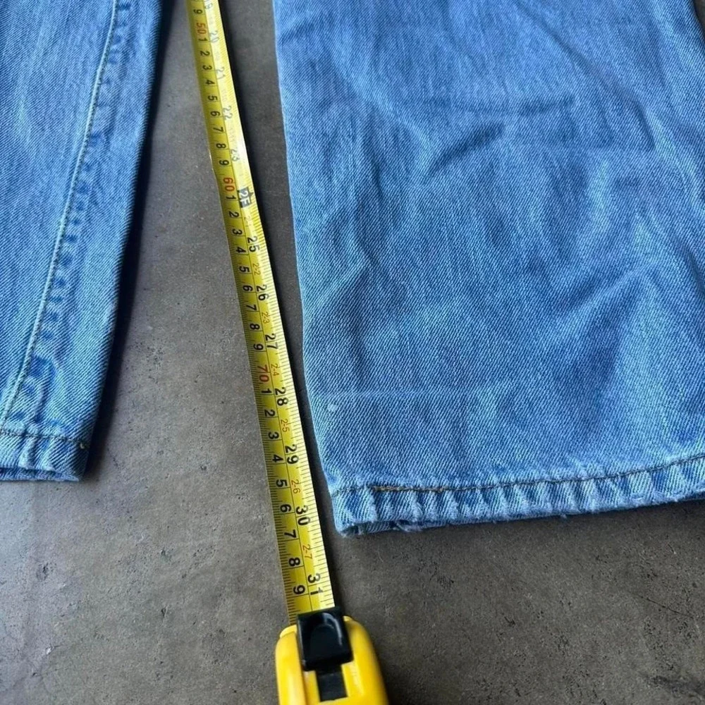 Vintage Levi's 501 xx distressed painted jeans y2k 2000s size 32x30